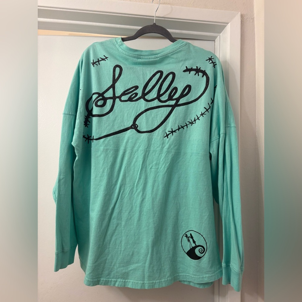 Custom Sally spirit jersey Teal Long Sleeve Shirt